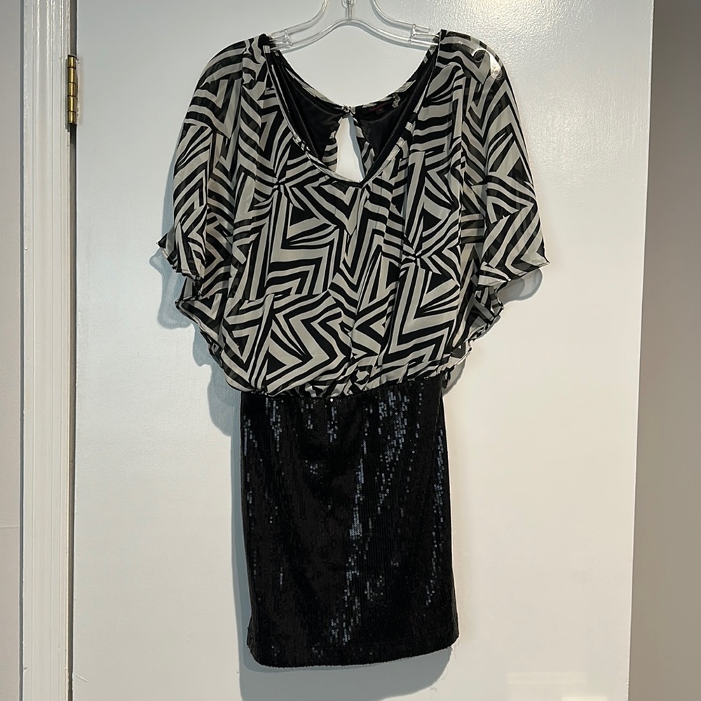 Lulumari Dress with Sequin Skirt